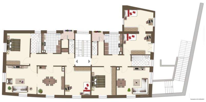 Grundriss Visualisierung_1. OG