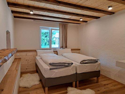 Auch größeres Bett möglich