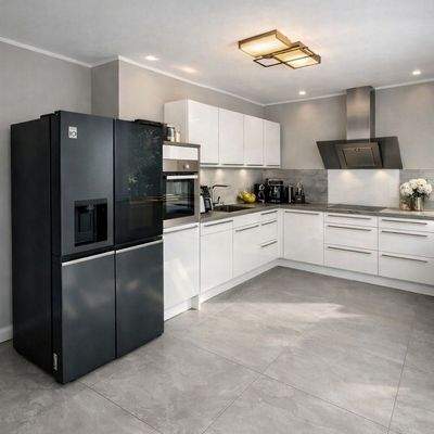 Küche virtuell möbliert