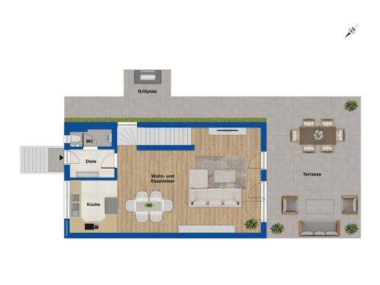 Grundriss Erdgeschoss