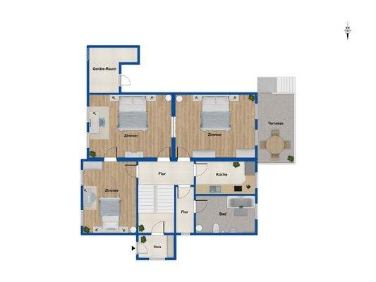 Grundriss Erdgeschoss