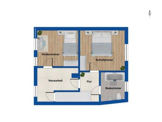 Grundriss Obergeschoss