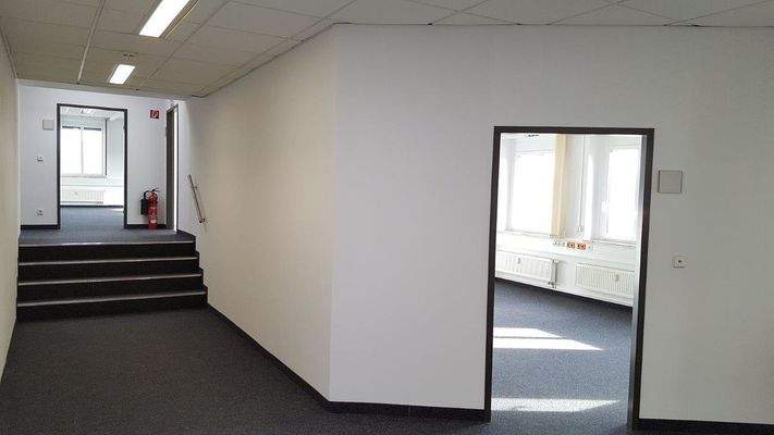 Blick in die Mietfläche