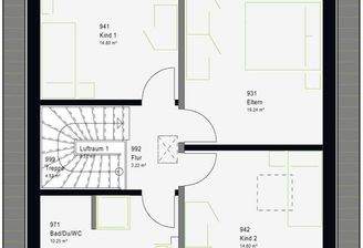 Grundriss Obergeschoss Lifesty