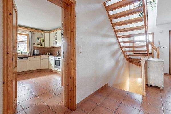 Flur-Blick in Küche