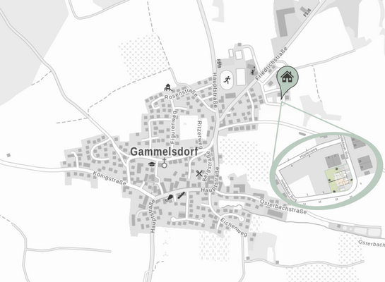 Lageplan Gammelsdorf