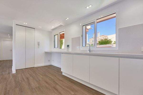 Moderne halb offene Küche 