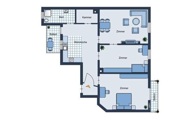 3. Obergeschoss links 