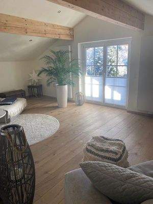 Wohnzimmer Blick Balkon