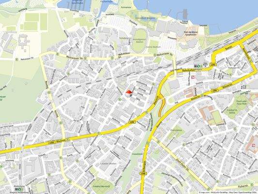 Geolyzer Kartenausschnitt