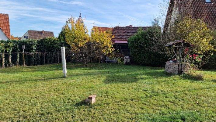 Baugrundstück in zweiter Reihe