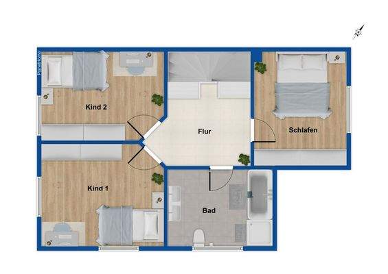 Grundriss - Obergeschoss