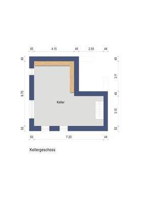 Grundriss Keller