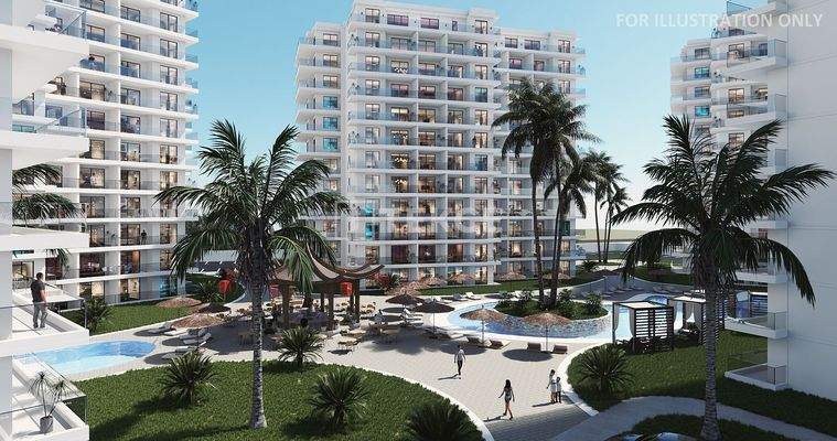 Chic Apartments in a Complex in İskele Long Beach