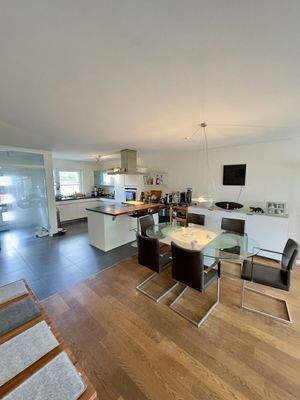 Offene Wohnküchenansicht