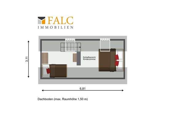 ausgebauter Dachboden