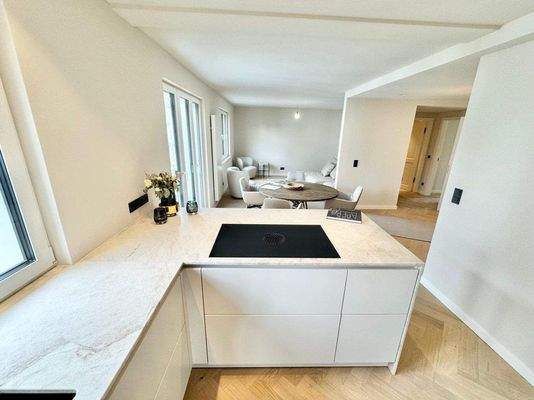 Diese Wohnung verfügt über eine Luxus-Küche