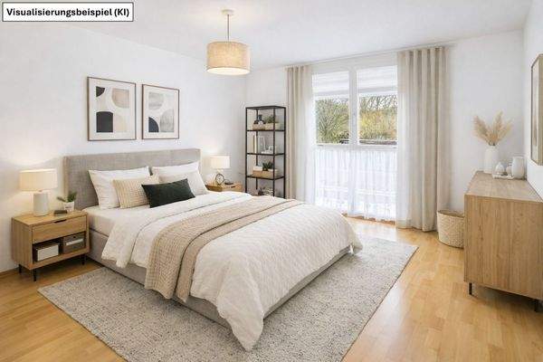 Schlafzimmer (Wohnbeispiel)