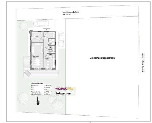 Grundriss EFH Erdgeschoss