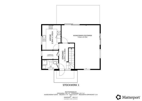 Schematischer Grundriss EG