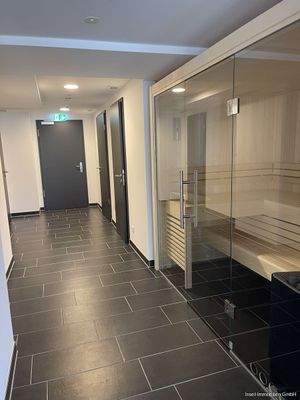 Saunabereich mit Umkleide