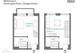 Grundriss Wohnung 5