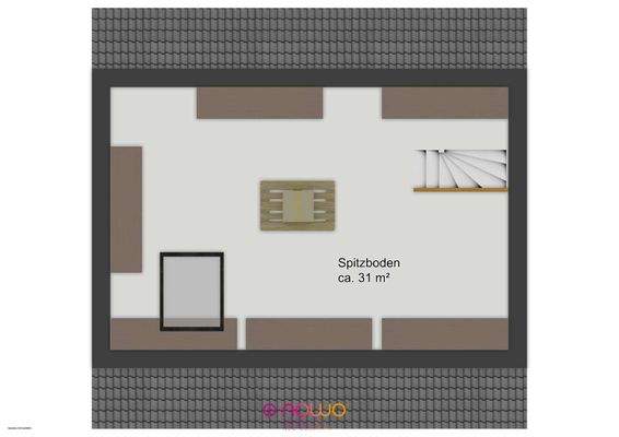 Grundriss Spitzboden