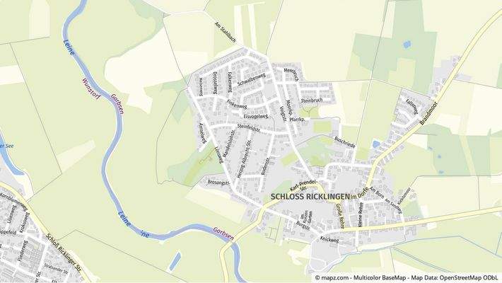 Geolyzer Kartenausschnitt