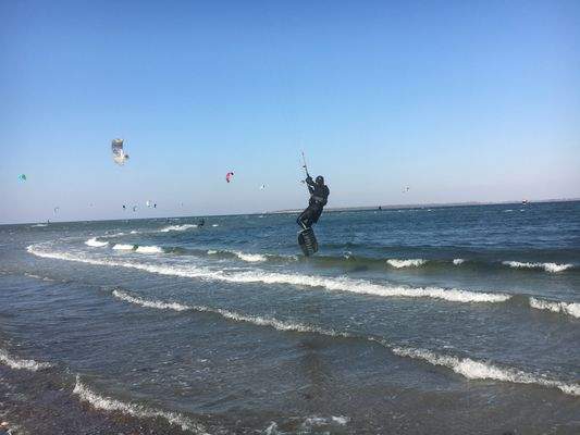 Kite-Surfer Paradies