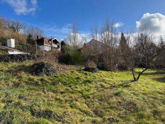Blick auf das Grundstück