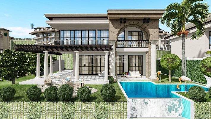 Villas with Private Pool and Garden in Alanya Turkey