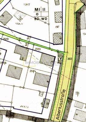 Ausschnitt Bebauungplan