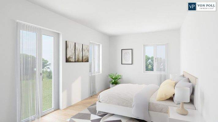 Ansicht Schlafzimmer