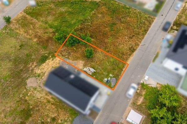 Luftansicht Flurstückmarkierung