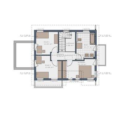 Grundriss Obergeschoss