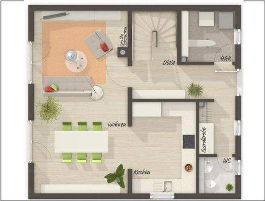 Grundriss Erdgeschoss