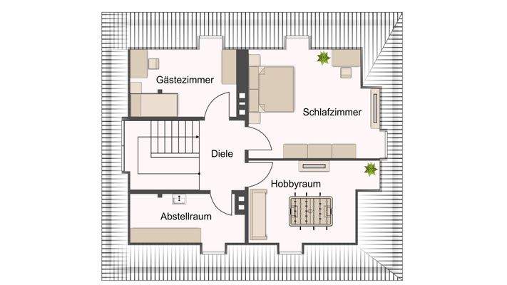 Grundriss Dachgeschoss