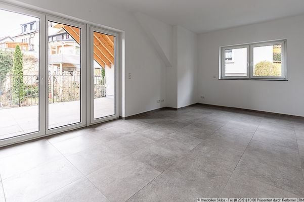Wohnbereich mit Terrassenzugang