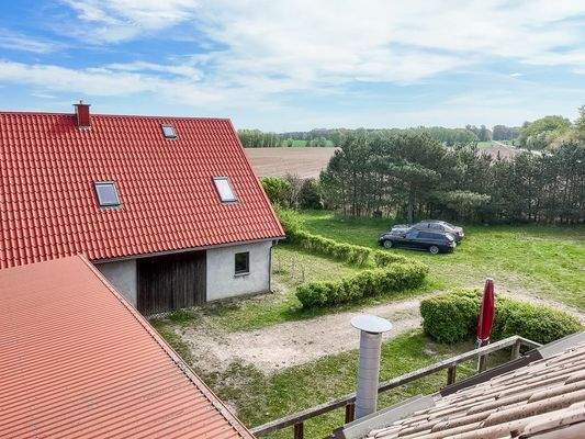 Weitblick über Felder