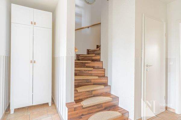 Treppe in&#39;s Dachgeschoss