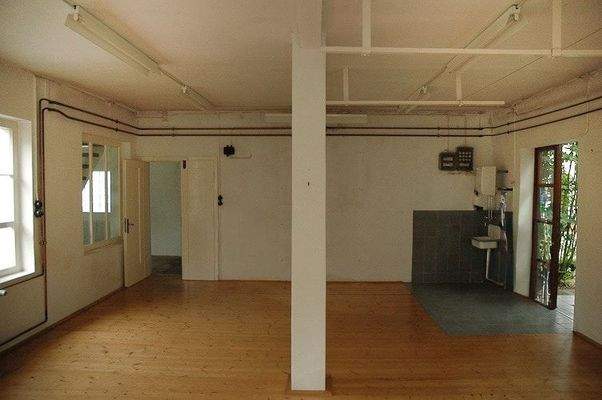 vorderer Bereich der Werkstatt