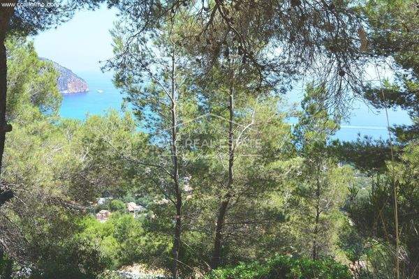 Grundstück mit Hanglage