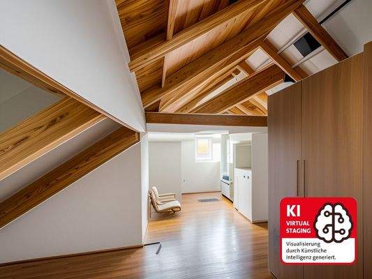 Ausbaubeispiel Dachgeschoss KI-generiert