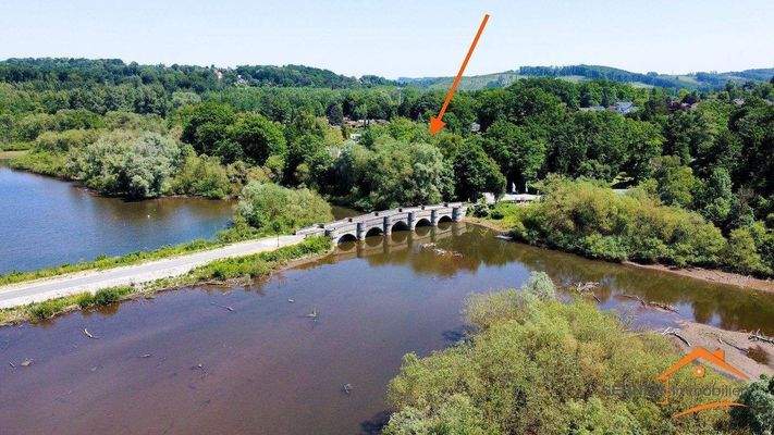 Lage des Grundstücks am See