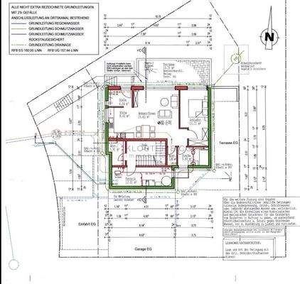 Grundriss Einliegerwohnung + UG
