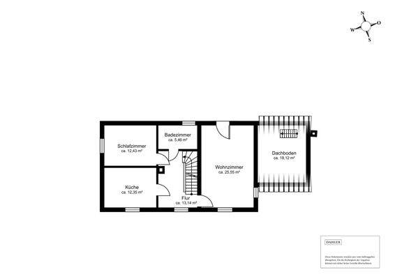 Grundriss Obergeschoss