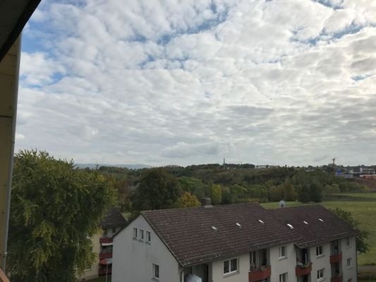 Blick vom Balkon