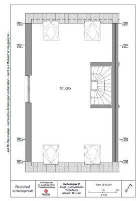Haus 1 Grundriss Dachgeschoss 