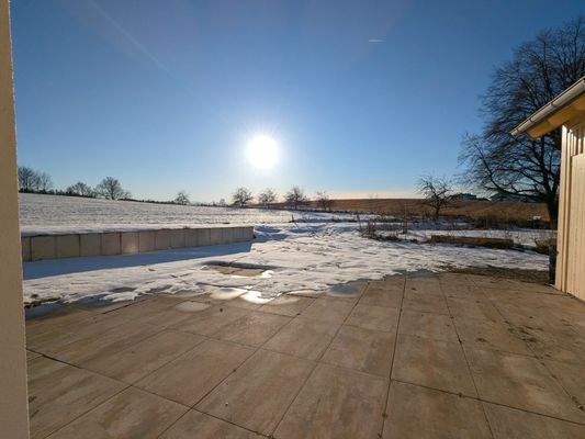 Blick aus dem Essbereich