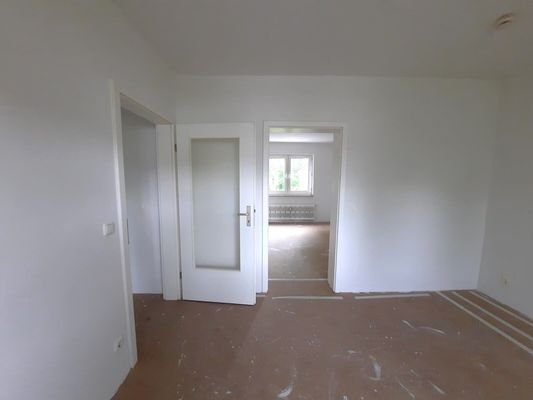 Blick zum Schlafzimmer